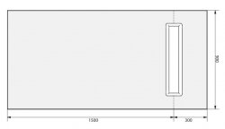 Novellini 1800 x 900mm Duo Kit 5 Timber Wet-Floor