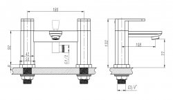 RAK Resort Bath Shower Mixer