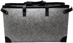 Hemingway Felt Grey Holdall Bag - Korbond