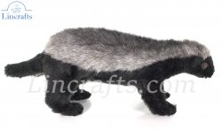 Soft Toy Ratel (Honey Badger) by Hansa (33cm) 6218