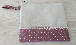 Pokka Dot Make Up Bag or Pencil Case - Large