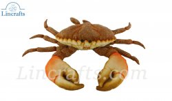 Soft Toy Sea Creature Orange Crab by Hansa (35cmL) 6312