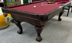 CLEARANCE SALE - Brunswick Allenton Ball & Claw 8ft American Pool Table