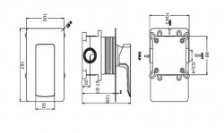 RAK Summit Single Outlet Concealed Shower Valve