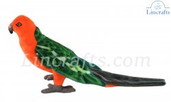 Soft Toy Bird, King Parrot by Hansa (19cm) 8223