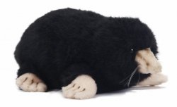 Soft Toy Black Mole by Hansa (22cm) 3072