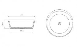 BC Designs Delicata Basin 450 mm