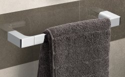 Origins Living 600mm Pirenei Towel Rail - Black