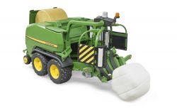 John Deere C441R Round Baler with Wrapper- Bruder 02032 Scale 1:16