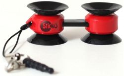 Slam Designs STI1RED Sticko Multi-Purpose Tiny Sticky Phone Mount Red - New