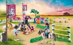 Horse Riding Tournament Jumping Playset & Accessories - 70996 - Playmobil