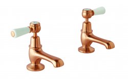 BC Designs Victrion Lever Basin Pillar Taps
