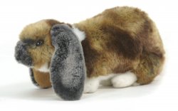 Soft Toy Bunny, Lop Eared Rabbit by Hansa (25cm) 5530