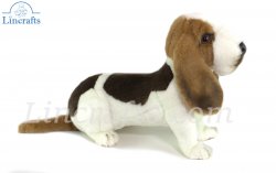 Soft Toy Basset Hound Dog by Hansa (32cm) 7463