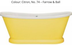 BC Designs Elmstead 1500mm Double Ended Freestanding Bath