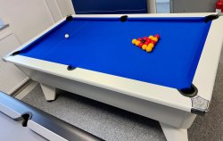 Sterling White Slate Bed Pool Table