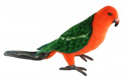 Soft Toy Bird, King Parrot by Hansa (44cm.L) 8161