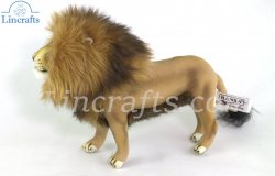 Soft Toy Male Lion Wildcat by Hansa (28cm) 7976