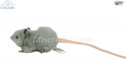 Soft Toy Grey Rat by Hansa (12cm) 5579