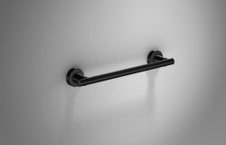 Origins Living 330mm Tecno Project Towel Rail - Black