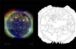 Earth & Space Colouring Book