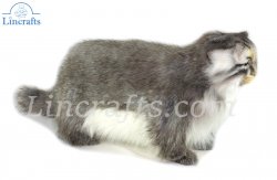 Soft Toy Pallas Cat Standing by Hansa (44cm) 7077
