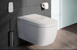 Vitra V-Care Prime Rimless Wall Hung WC
