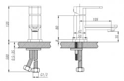 RAK Resort Mini Mono Basin Mixer Tap