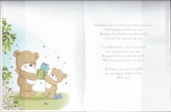 Father's Day Card - Grandad Cute Bears - Regal