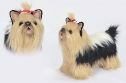 Soft Toy Yorkshire Terrier Dog by Hansa (35 cm.L) 6850
