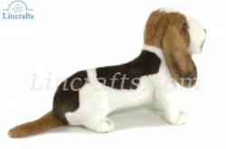 Soft Toy Basset Hound Dog by Hansa (32cm) 7463