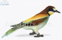 Soft Toy Bird, European Bee Eater by Hansa (25cm. L) 8120