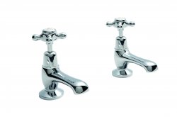 BC Designs Victrion Crosshead Basin Pillar Taps