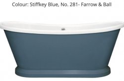 BC Designs Elmstead 1500mm Double Ended Freestanding Bath