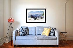 American Car Print | Poster Chrysler 300 - various sizes