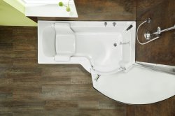 Access Louisiana Walk-in Bath with Glass Door and Powered Seat