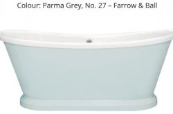 BC Designs Elmstead 1500mm Double Ended Freestanding Bath