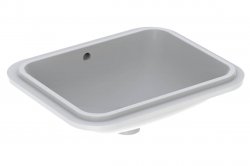 Geberit VariForm 450mm Rectangular Undercounter Basin - With Overflow