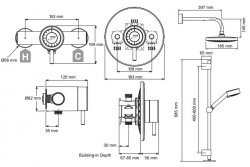 Mira Element BIR Shower Mixer