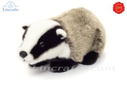 Plush Soft Toy Badger by Teddy Hermann (30 cm) 90815