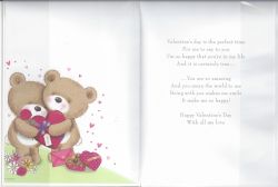 Valentines Day Card - I Love You - Cute Bears - Regal