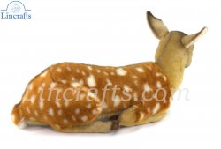 Soft Toy Sika Deer Fawn Lying by Hansa (45cm) 7804