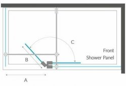 Kudos Ultimate 2 8mm Fold Away Deflector Panel (Matt Black)