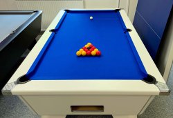 Sterling White Slate Bed Pool Table