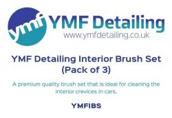 YMF Car Interior Brush Set - Pack of 3
