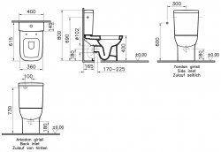 Vitra S20 Close Coupled Toilet