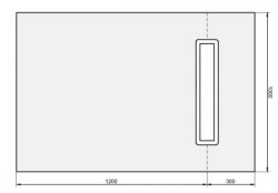Novellini 1500 x 1000mm Duo Kit 9 Timber Wetroom Floor