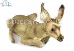 Soft Toy Fawn Laying  by Hansa (36cm) 8055