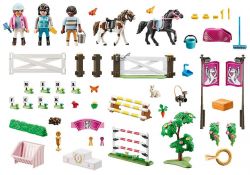 Horse Riding Tournament Jumping Playset & Accessories - 70996 - Playmobil