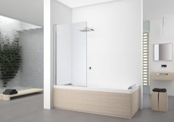 Novellini Young 2.0 1V Hinged Bath Screen